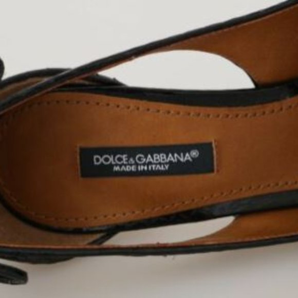 Authentic Dolce & Gabbana straw tassel Pom pom pumps - Picture 5 of 9